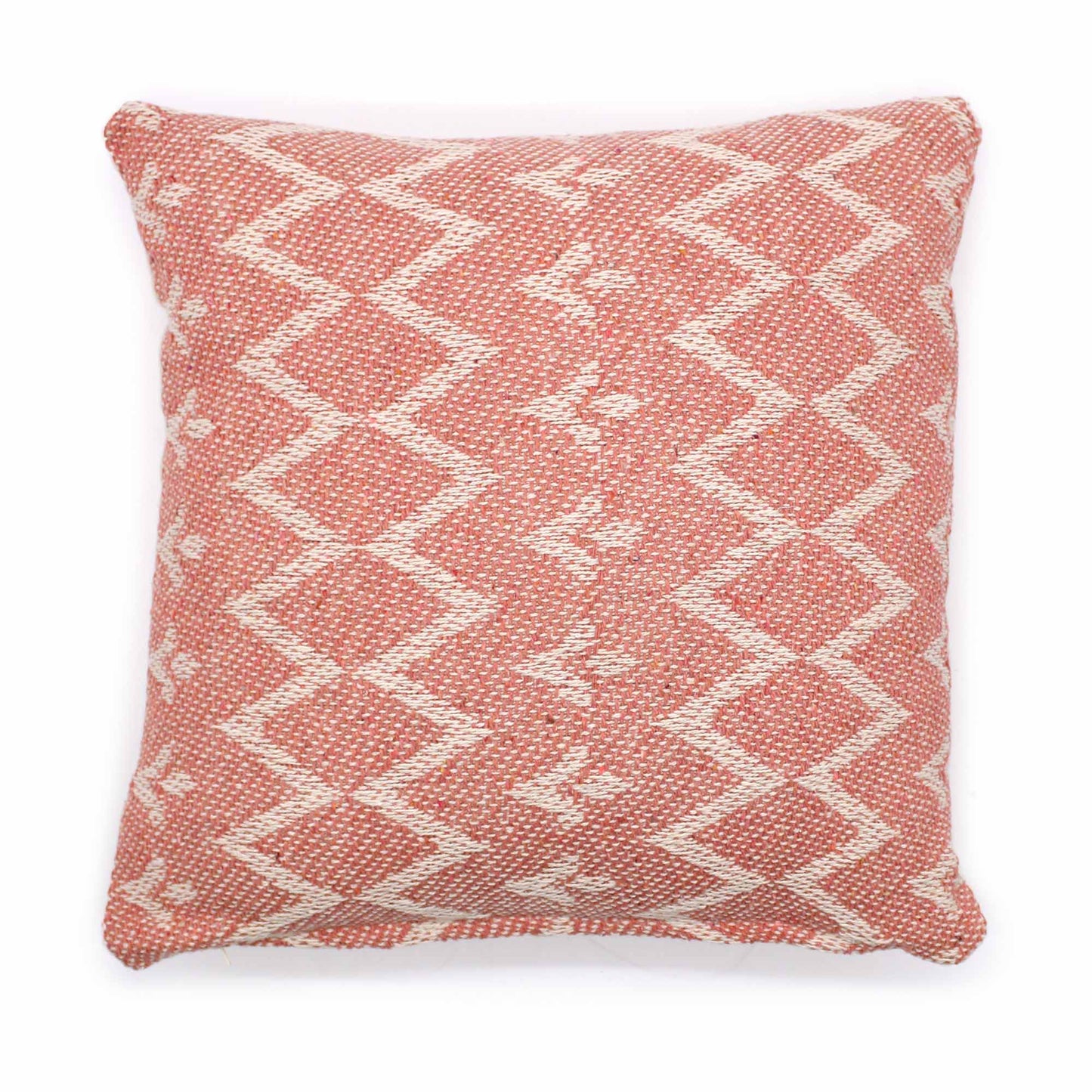 Capa de almofada da Índia Algodão natural Rosa Pure Aura