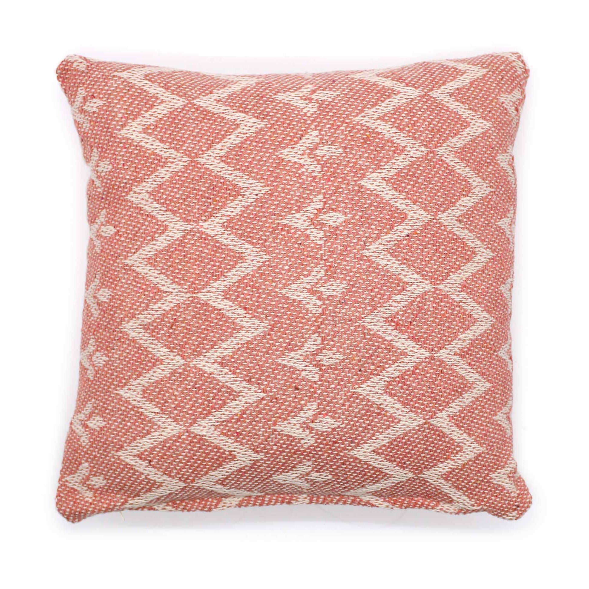 Capa de almofada da Índia Algodão natural Rosa Pure Aura